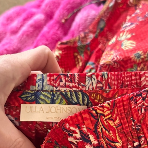 NEW Ulla Johnson size 4 Set skirt & top floral bohemian 100% cotton Juno Sydney - Picture 13 of 16